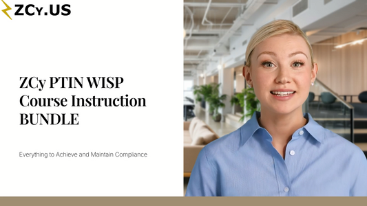 ZCy PTIN WISP Course Instruction BUNDLE