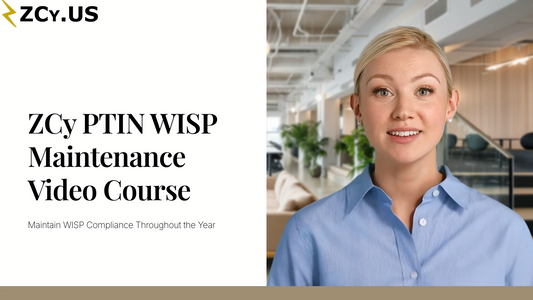 ZCy PTIN WISP Maintenance Video Course