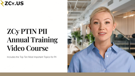 ZCy PTIN WISP PII Annual Training Video Course